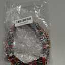 MOLOCH Christmas Headband for Women Christmas Red Plaid Knotted Headband Jeweled Crystal Xmas Head Band Xmas Decorations Gifts