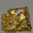 120 PCS Gold Coins, 1.4 in Plastic Gold Coins, 0.08 in Thick Fake Coins Pirate Coins Tokens Play Coins for Kids, Pirate Treasure Classroom Reward Adventure Theme Party Supplies for Pirate Party