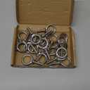 QWORK Eye Bolt, 20 Pack 1/4" - 20 x 1 Marine Grade Stainless Steel Lifting Ring Threaded Eyebolt Machinery Shoulder Eyebolts