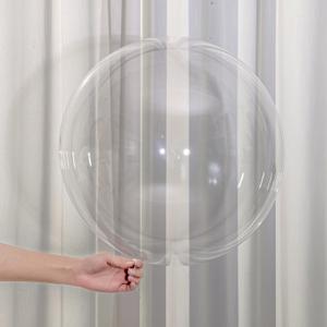 AOQEE 60PCS 20 Inch Bobo Balloons, Clear Balloons for Stuffing Bubble Balloons Helium Style Large Transparent Balloon for Birthdays Anniversary Weddings Baby Showers Christmas Party Decorations