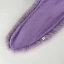 Dikoaina Women's Faux Fur Collar Scarf Wrap  Winter Warm Shawl Cape Elegant Neck Warmer for Ladies (120cm, Light Green)