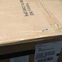 Sunset Trading Doral Faux Leather Upholstered Dining Chairs | S-Shaped Polished Chrome Cantilever Base | Charcoal Gray Padded Seats & High Backs | Set of 2 | Contemporary, Modern Kitchen Sidechairs