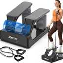 JOROTO Air Stepper Exercise Machine with LED Monitor and Resistance Bands, 300LB Capacity Stair Stepper, 5-Level Adjustable Resistance and Low-Impact Steppers for Exercise at Home
