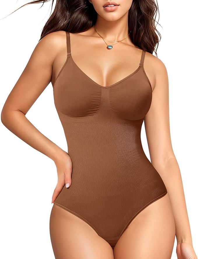 Tummy Shapewear for Women Tummy Control Shapewear Bodysuits Seamless Body Shaper Waist Trainer Body Suit  Size XS/S