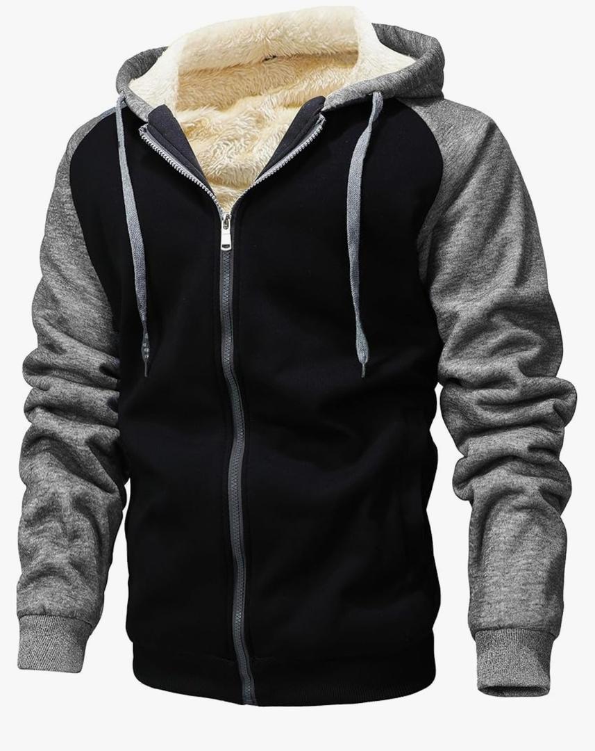 GXAMOY Men's Winter Fleece Hoodies for Men Heavyweight Warm Thick Full Zip Up Sweatshirt Outerwear XL GXAMOY Men's Winter Fleece Hoodies for Men Heavyweight Warm Thick Full Zip Up Sweatshirt Outerwear XL