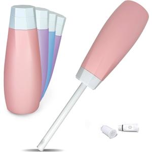 3 x Portable Bidet for Travel FDA&CE Certified 450ml(15oz) dual nozzle 3 Leak-Proof Seals peri bottle postpartum handheld bidet for women Light pink