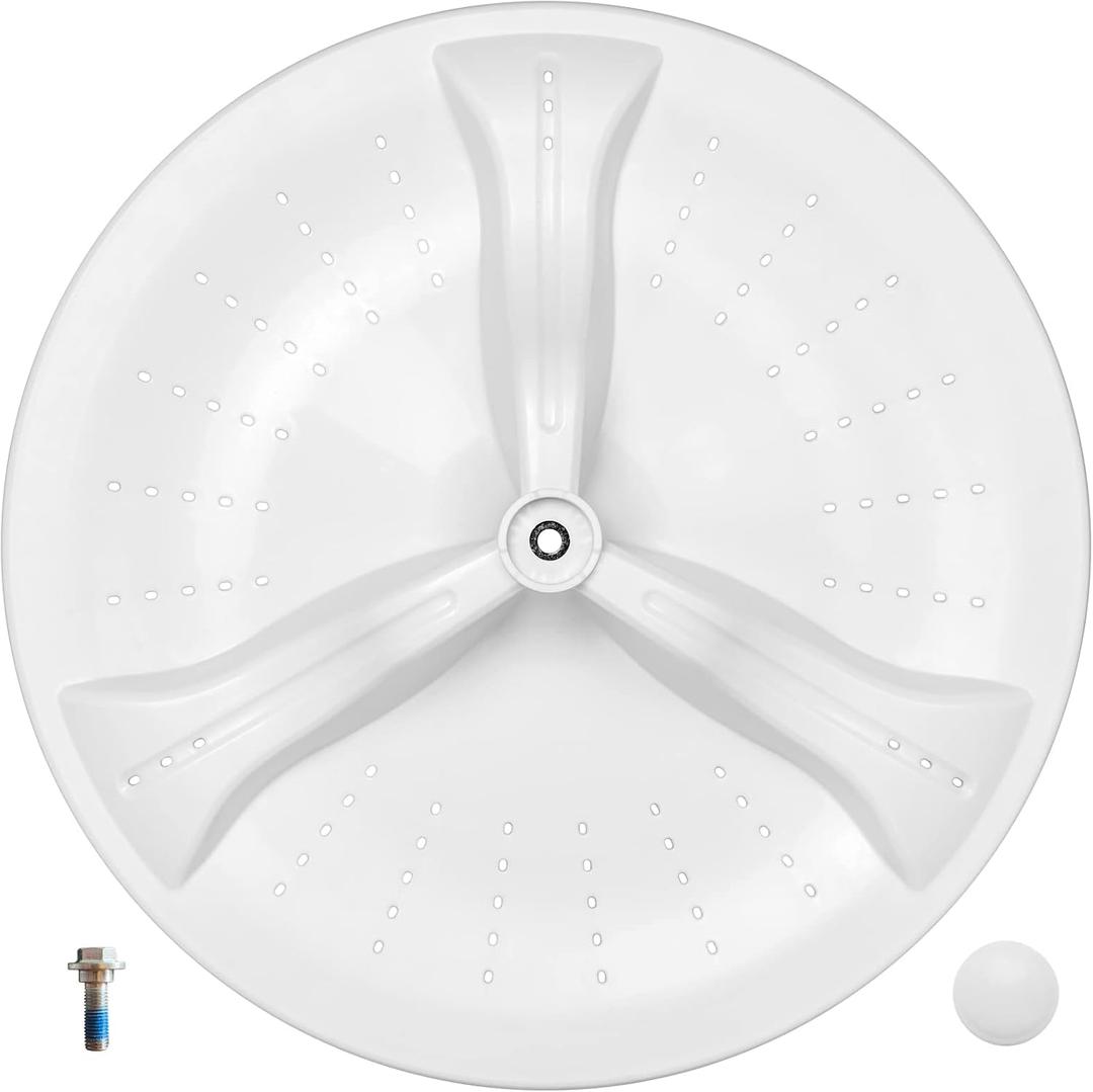Compatible with Whirlpool W10902814 Washer Wash Plate(With cover and screws) Compatible with Whirlpool W10902814 Washer Wash Plate(With cover and screws)