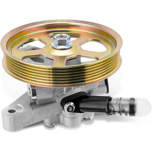 21-5193 Power Steering Pump with Pulley Compatible with Honda Ridgeline RT RTL RTS 2006-2011, RTX 2007-2008 V6 3.5L, Power Assist Pump Replace # 215193, 56110-RJE-A01, 56110-RJE-A02