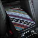 Car Center Console Cover,Boho Car Accessories Car Armrest Box Pad for Comfortable Support,Universal Armrest Cover for Car Truck SUV Center Console,Car Decorations Interior Aesthetic (Armrest cover-A)