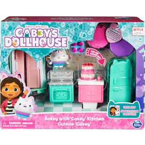 Gabbys Dollhouse, Bakey with Cakey Kitchen with Figure and  Accessories, 3 Furniture and 2 Deliveries, Kids Toys for Ages 3 and up