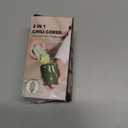 Pepper Seed Corer Remover, Upgrade 2 in 1 Bell Pepper Cutter Quickly Cutting and Deseeding Bell Pepper Corer Tool for Vegetables Kitchen Gadget