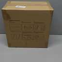 CRUGLA 12x12x12 Shipping Boxes, 10 Pack, White E-Flute Corrugated Cardboard Boxes with Side-Lock and Pre-Applied Double-Sided Tape, Easy Assemble Packing Mailer Boxes for Small Business Shipping