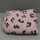 Sivio Weighted Blanket - 100% Cotton Weighted Blanket 3 lbs 36 x 48 inches, Washable Breathable Soft Heavy Blanket for Home and School Nap, Pink Leopard