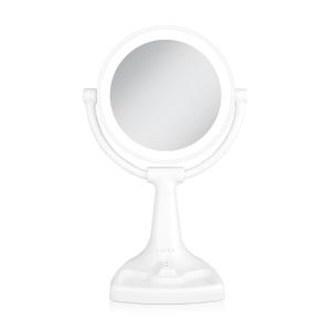 Zadro 11" Fluorescent Lighted Makeup Mirror with 10X/1X Magnification and Tray