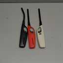 Refillable Butane Candle Lighters, 3 Pack Multi-Purpose Reusable Lighter with Soft Flame for Candle Camping Fireplace Party BBQ Grill(No Fuel)