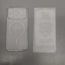 FNTCASE for iPhone 17 Pro-Max Case: Clear Magnetic Phone Cases with Screen Protector Compatible with Magsafe Slim Anti Yellowing Rugged Shockproof Protective Transparent Cell Cover (A-Clear)