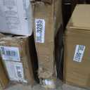 ZJSF Freestanding Foldable Dog Gate - Extra Wide White Puppy Gate for Stairs & Doorways - Tall 4 Panels Wooden Pet Fence