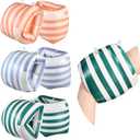 6 Pcs Arm Floaties PVC Inflatable Arm Band Striped Pool Floats Sleeves Swimming Arm Float Rings for Adult Girls Boys Water Sports Learning Swim Training Summer Beach Bachelorette Party