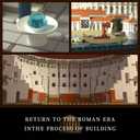 Givenni Architecture The Roman Colosseum Building Sets; Collectible Model for Adults; Home Dcor Model Building Kit, Creative DIY Activity, Famous Landmarks Collection (3989Pieces)