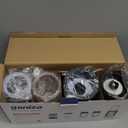 Ganiza Blender for Smoothies, 14Pcs Personal Blender for Shake and Smoothies for Kitchen with 3 Portable Cups (1x24oz & 2X17oz), Single Serve Smoothie Maker, Nutritious Recipe (Black Silver)