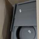 New Age Pet ECOFLEX Piedmont 2-Bowl Elevated Dog Feeder with Sliding Lid Storage Bin - Grey, Ideal for Small Spaces and Taller Dogs, Easy to Clean and Assemble, Non-Toxic and Moisture Resistant