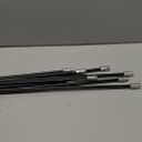 24ft Total Fiberglass Chimney Cleaning Kit Rods for 1/4"NPT Brush, 3ft×8Pcs
