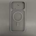 TORRAS Stronger Magnetic & Shockproof for iPhone 17 Pro Max Case, Fit for MagSafe, Military Grade Drop Protection, Camera Control, DIY Button, Slim for iPhone 17 Pro Max Case Translucent Silver