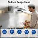 36" Under Cabinet Range Hood, 750 CFM Gesture & Touch Control Vent