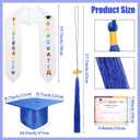 VICAMB Kindergarten Graduation Cap and Gown Set,Kids Graduation Outfit with 2026 Tassel and Sash for Boys and Girls (Blue, S)