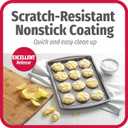 GoodCook Everyday Nonstick Carbon Steel 13” x 9” Baking Sheet Set, 3 Pack – Standard-Sized Carbon Steel Cooking Pans, Bakeware Set, Cookie Sheets for Baking, Oven Pan Set