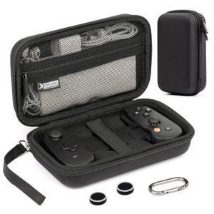 XORDING Carrying Case for Backbone One/2nd Gen, Large Nylon Hard Shell Case with Wristband, Keychain, and Mesh Pocket, Compatible with Backbone One Accessories
