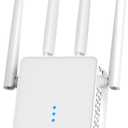 WiFi Extender, 2026 Fastest WiFi Booster 1200Mbps Dual Band (5GHz/2.4GHz) WiFi Extenders Signal Booster for Home, WiFi Repeater with Ethernet Port Covers up to 10000sq. ft and 65+ Devices