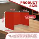 Plastic Desk Dividers, 24-Pack, Student Desk Partitions, Water-Resistant and Durable