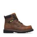 Thorogood Jobsite Series 6" Waterproof Moc Toe Composite Safety Toe Men's Durable Work Boots for Tough Outdoor Jobs, Crazy Horse - 9 W