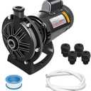 PB4-60 Booster Pump,Compatible with Polaris 180,280,380,480,3900 Pressure Side Pool Cleaners,Replace for Polaris PB460 Pool Booster Pump,3/4 HP 60-Hertz Motor,115V/230V,with Hose And Fittings