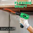 Tegatok Cordless Drill Set,12V Power Drill Set with Battery and Charger, Electric Driver Drills Bits, 3/8'' Keyless Chuck,18+1 Torque Setting with LED Electric Drills Set