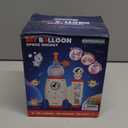 PINSHILE DIY Space Magic Balloon Craft Kit, Sticker Decorated Balloons Toy for Kids, Rocket Air Pump Fun with Balloon Monster Pals, DIY Creative Activity, Birthday Gifts for Girls Boys Ages 3+ (Off-white)