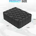 Auto Lift Pads 4pcs Anti-Skid Solid Rubber Spacer Block 6-3/8" x 4-3/4" x 2", 3000 lbs Capacity, fit for Automobile Lifts, Jacks, Racks, Compatible with Models FJ2428, BH-9756-87, FJ2440