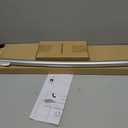 Rubbermaid Curved Shower Curtain Rod, No Drill, 50-72 Inches Adjustable Tension Shower Rod for Bathroom, Non-Slip, No Rust, Nickel