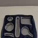 G GOOD GAIN Couch Cup Holder Pillow-Sofa Cup Holder Cozy Buddy | Bed Drink Caddy Holds Tablet, Remote, Snacks | Waterproof Anti-Spill Sofa Beverage Tray for Car, Park, Beach, Picnic, Boat, RV(Navy) (12.5 x 9.5 inches)