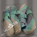 SCENEREAL Anti Slip Dog Shoes for Large Dogs, Medium Sized Dog Boots & Paw Protectors for Winter Snowy Day, Outdoor Walking, Water-Resistant in Rainy Weather, Indoor Hardfloors Skid-Resistant Sole (Size 5:(2.8"x2.4")(L*W), Green)