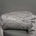 Monbix Full Size Comforter Set, Grey Bedding Comforter for Full Size Bed Set Reversible, Bedding Sets Full 7 Pieces, Cationic Dyeing Bed in a Bag with Comforter, Sheets, Pillowcases & Shams