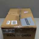 7 code Thicken & Sturdy Clear Shoe Storage Organizer with Magnetic Door, Stackable Boxes for Closet, Foldable Shoe Rack for Sneaker Boot Container, Plastic Shoe Cabinet Shoe Box 6 Pack, Black