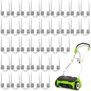 29272 Replacement Dethatcher/Scarifier Tines Compatible with Greenworks 27022 29272 2500600G 10 Amp 14" Corded Dethatcher Lawn Tractor Attachments (54)