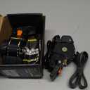 Stay There Retractable Ratchet Straps (2-Pack) - 1 Inch x 10 Feet (1800lb Break Strength) - Heavy Duty Auto Self Retracting Tie Down Straps for Truck, Cargo Trailer, Motorcycle & More - Black