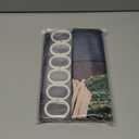 Western Cowboy Shower Curtain Farmhouse Barn Door Tropical Cactus Country Boots Lantern Guitar Retro Rustic Wooden Board Bathroom Decor Polyester Curtains with Hooks,70Wx70L