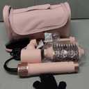 MESCOMB Dual Voltage Hot Air Styler Wrap - 5 in 1 Hair Dryer Brush with Fast Drying Blow Dryer, Styling, Straightening & Volumizing with Travel Bag (100V240V) -Pink