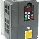 10HP 7.5KW VFD Single-Phase to 3-Phase Converter, Used on≤7.5HP(5.5kW) 34 Amps 200-230V 3-Phase Motor, Input/Output 200V-230V,Variable Frequency Drive