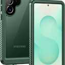 Lanhiem for Samsung Galaxy S25 Ultra Case, IP68 Waterproof Dustproof, Built-in Screen Protector, Rugged Full Body Shockproof Protective Cover for Galaxy S25 Ultra 5G 6.9 Inch, Green