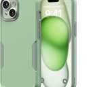 NTG【2023 New Designed for iPhone 15 Case, Heavy-Duty Tough Slim Shockproof [2 Layer Structure][Military Grade Protection] Phone Case for iPhone 15 (6.1 Inch), Green